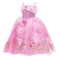 thumbnail image 3 of LOEL Vestido de princesa para niñas Vestido rosa de hadas Vestido de Navidad Vestido de cumpleaños, 3 of 9