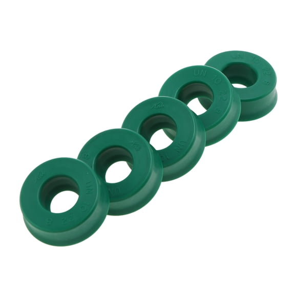Anillo de Sello de Aceite Universal Unique Bargains Labio UN Sello de Eje Rotativo 10x22x8mm Alta Presión TPU Verde 5 Pcs