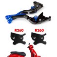 thumbnail image 2 of Motorcycle Adjustable Clutch Brake Lever For VESPA GTS 300 Super Blue, 2 of 11