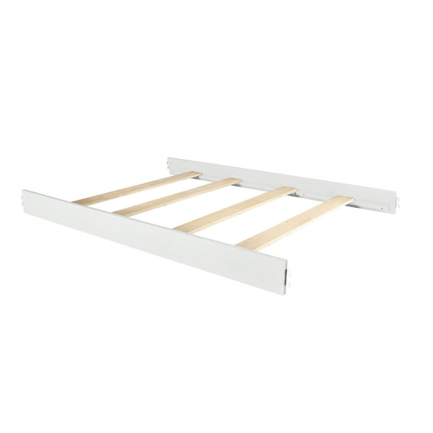 Evolur Universal Convertible Crib Wooden Full Size Bed Rail, Brush