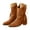 Brown, variant on Cowboy Boots for Women Cowgirl Suede Fringe Tassel Pointed Toe Western Ankle Booties(Grey,7)