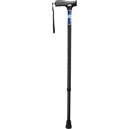 Carex Designer Soft Grip Derby Cane, Black