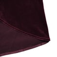 thumbnail image 5 of Delliss Women's Summer High Waist Solid Color Wrap Hip Elegant Skirt Wine S, 5 of 8