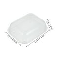 thumbnail image 5 of FONDOTIN Acrylic Butter Keeper for Countertop, Food Storage Container for Butter, Family and Restaurant Use, 1 Pack, 5 of 6
