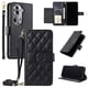 thumbnail image 1 of Funda tipo billetera GANGXUN para OPPO Reno 11 Pro 5G – Tapa abatible con correa para mujer, 1 of 5