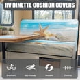 thumbnail image 4 of Yuyamidu Starfish RV Dinette Cushion Slipcover Shell RV Couch Covers for Sofa Beach Loveseat Slipcovers for Travel Trailer Couch 1 Bench Cover 1 Backrest Cover Comfy RV Sofa Cover, 4 of 7