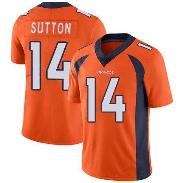 Nike NFL Denver Broncos (RUSSELL Wilson) Men's Game Football Jersey - Orange XL