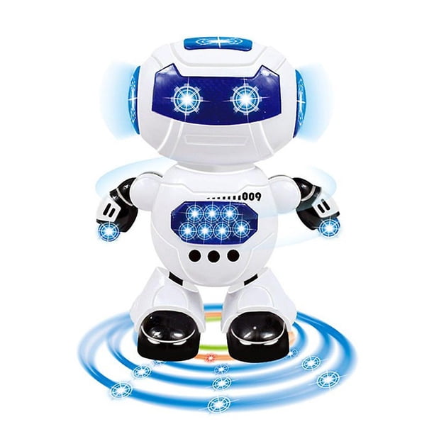 Juguetes para ni?os Robot de baile y música Acción Juguetes eléctricos para ni?os Robot de baile Hyun Música ligera giratoria