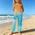 thumbnail image 7 of XINXIAOO Girl's Rompers Sleeveless Jumpsuits Cute Romper Long Pants with Pockets 13-14 Years Girls Clothes, 7 of 7