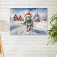 thumbnail image 2 of Hello Winter Sphynx Frosty Morning Walk Welcome Snowy Christmas Horizontal Matte Canvas Poster Cat Lover Kitten Owner Gifts Idea Wall Art Home Decor - 02018, 2 of 5