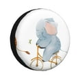 thumbnail image 2 of Balery Animals in Transport Tire Covers - Tough Tire Wheel Protector for Truck, SUV, Trailer, Camper, RV -17 inch, 2 of 8