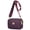 Dark Red, variant on Ladies Crossbody Bag Multi-Pocket Shoulder Bag Waterproof Nylon Handbag Small Cellphone Purse for Women