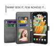 thumbnail image 3 of Wallet Case for Samsung Galaxy S21 Plus 5G, for Galaxy S21 Plus Case 6.7", Takfox PU Leather Credit Holder Folio Flip Magnetic Closure Kickstand Protective Phone Cover & Lanyard - Black, 3 of 6