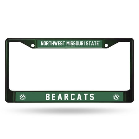 Missouri Frame - NW Missouri State Bearcats NCAA Green Painted Chrome Metal License Plate Frame