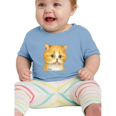 

Staring Kitten T-Shirt Infant -Kayomi Harai Designs 12 Months