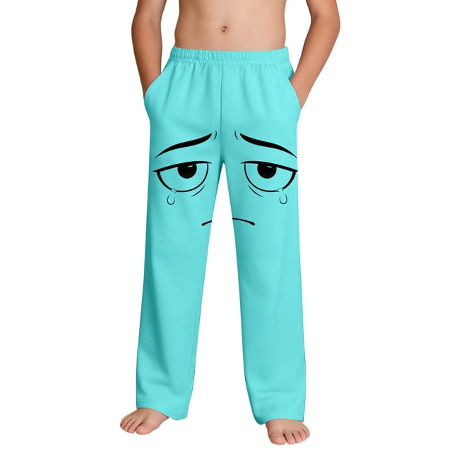 Casual Beach Pants for Girls with Pockets Quick Dry Elastic Waist 100% Polyester