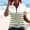 Style1-Green shirts for women, variant on Summer Shirts for Women 2026 Trendy Striped Half Zip Short Sleeve Lapel Casual Summer Tops Loose Fit Blouses 2026 Sky Blue M