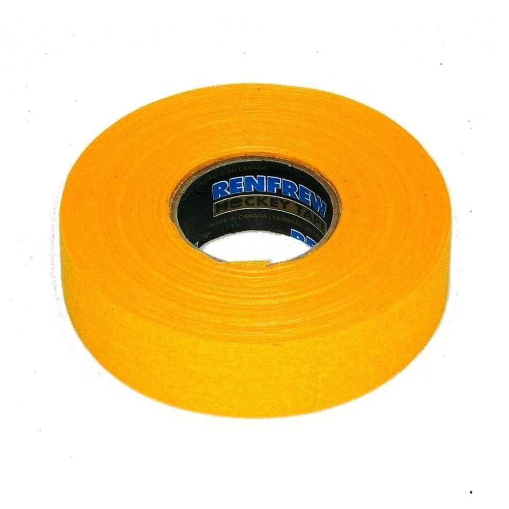 24mm NEW Renfrew Bright Orange Cloth Hockey Tape 1 inch Roll 