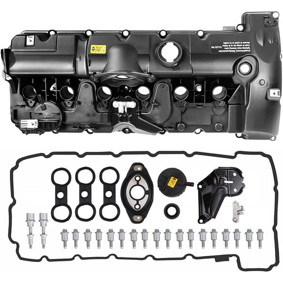 MOSTPLUS Valve Cover w/ Gasket & Bolts for BMW E70 E82 E90 X5 128i 328i 528i 11127552281