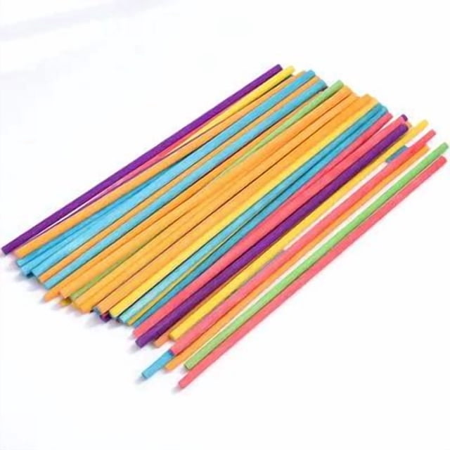 IFANLANDOR Bâtons Rythmiques 50 Pcs Bâton Rond Design Simple Jouets Musicaux pour Enfants Étudiants Coordination Main-Cerveau