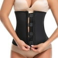 thumbnail image 6 of VASLANDA Waist Trainer for Women Weight Loss Corset Latex Waist Cincher Fajas Hourglass Body Shaper with Steel Bones, 6 of 7