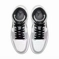thumbnail image 2 of N I-K-E A i r-Jor-dan 1 Mid Light Smoke Grey Black White 554724-092 Men's Size 10, 2 of 5