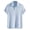 Blue, variant on Mens Short Sleeve Shirt Short Sleeve Button Up Men Mens Short Sleeve Cotton Shirts Plaid Short Sleeve Shirt Men Warehouse Clearance Sale