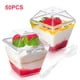 thumbnail image 5 of 50 Vasos Postre Plástico 60 Ml Vasos para Parfait Con Tapas Y Cucharas, 5 of 9