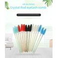 thumbnail image 2 of Crystal eyelash brush spiral eyelash eyebrow brush eyelash brush a variety of multi-color mini eyelash comb-Black brush head, 2 of 5