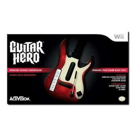 Guitar Hero Wireless Guitar Controller - Guitar controller - wireless - for Nintendo Wii