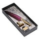 thumbnail image 3 of Pluma estilográfica de escritura fluida y cómoda, estilo vintage, elegante y de exquisita factura, ideal para regalar, caligrafía, color morado oscuro., 3 of 14