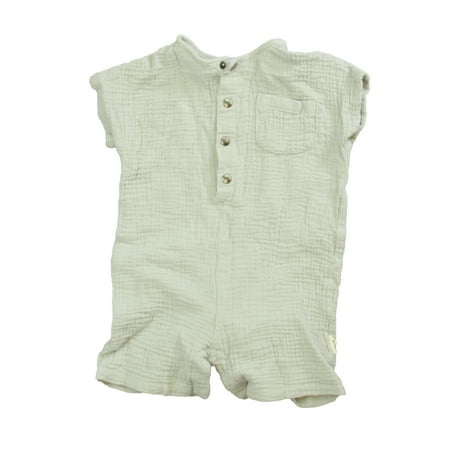 

Pre-owned Greige Unisex Gray Romper size: 0-3 Months
