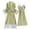 Green, variant on Lindreshi Womens Pajamas Sets Women's Fashion Lingerie Silk Lace Robe Dress Nightdress Nightgown Sleepwear