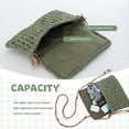 thumbnail image 3 of LHSHID Straw Clutch Purse for Women Envelope Wallet Straw Crossbody Shoulder Handbags Summer Beach Woven Bag, 3 of 6