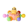 thumbnail image 2 of Rvkxad Multisensory Textured Grasp Sphere with Rotation, Plastic Busy Ball with Gentle Rattle Sounds, Tactile Exploration Toy for Sensory Development, 2 of 7