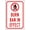Warning Sign 1, variant on Bus Lane School Buses Only Warning Sign - 8"x12" Security Safety Metal Sign, Vintage Caution Poster Wall Decor for Business Office Home Street