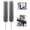 Gray 2 Pcs, variant on Bendable Microfiber Head, Multipurpose Cleaner Brush Reusable Dust Remover Washable. Multipurpose ldeal for Electric Fans Air Conditioning, Home Car Vents, Curtain (Gray 2 Pcs)
