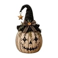 thumbnail image 3 of Tepsmf Halloween Vintage Witch Pumpkin Trio, Rustic Figurine Set, Fall Thanksgiving Window Display, Mantel Decor, 3 of 5