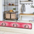thumbnail image 4 of SKYSONIC 2'X6' Pink Heart Penguin Runner Rug with Rubber Backing, Happy Valentines Non Slip Entryway Rug Runner Washable Soft Area Rug Carpet for Hallway Bedroom Kitchen Decor, 4 of 6