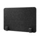 thumbnail image 2 of Mampara acústica para mesa, separador, biombo, divisor de mesa para la zona de recepción. Rectángulo negro, 2 of 9