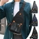 thumbnail image 1 of Riñonera para Hombre, Moderna Mochila Deportiva Inclinada, Tela Oxford Impermeable, Correa Ajustable, Gran Capacidad, Cómoda Bandolera, Ideal para Viajes Informales, Tamaño 16 × 15 × 10 Cm, 1 of 6