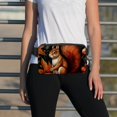thumbnail image 6 of Squirrel Lightweight Adjustable Extension Strap Unisex Fanny Pack Waist Pack Cross Body Bag, 6 of 7