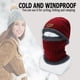 thumbnail image 5 of 2 uds gorro de punto cálido de invierno bufanda gorros de terciopelo para exteriores (rojo vino) Ehuebsd Para estrenar, 5 of 8