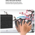 thumbnail image 5 of Cherry Blossom Mouse Pad Gaming Mouse Pad 31.5 X 11.8 Inch Japanese Pink Sakura Mouse Pad Stitched Edges Rubber Base Non-Slip Waterproof Large Mouse Pad Suitable Desk / Office / Game, 5 of 6