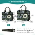 thumbnail image 4 of FORMRS Insulated Lunch Bag Unisex Large Capacity with Shoulder Strap, Dark Floral, 4 of 6