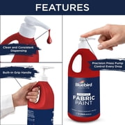 BLUEBIRD Fabric Medium - Textile Medium for Fabric Painting, Prevents Flaking, Ideal for Clothes, Accessories, and More (67.6 Fl Oz)