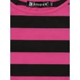 thumbnail image 3 of Disfraz de Día de San Patricio Allegra K Camiseta ajustada Negro fucsia M, 3 of 7