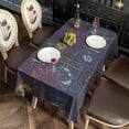 thumbnail image 6 of Pioneer Flower Floral Print Pattern Rectangle Tablecloth 60"x120",Waterproof Polyester Rectangle Table Cloth, Wipeable Spillproof Polyester Tablecloth for Dining, Camping, Indoor and Outdoor, 6 of 6