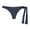 Blue - cobaltribbed, variant on Tavik Womens Goldie Side Tie Bikini Swim Bottom, Black, Large