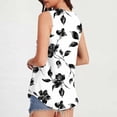 thumbnail image 4 of Levmjia Womens Tank Tops Sleeveless Round Neck Casual Summer Blouse Soft Stretchy Polyester Spandex Comfortable Fashion Tee for Daily Wear Workout, 4 of 6